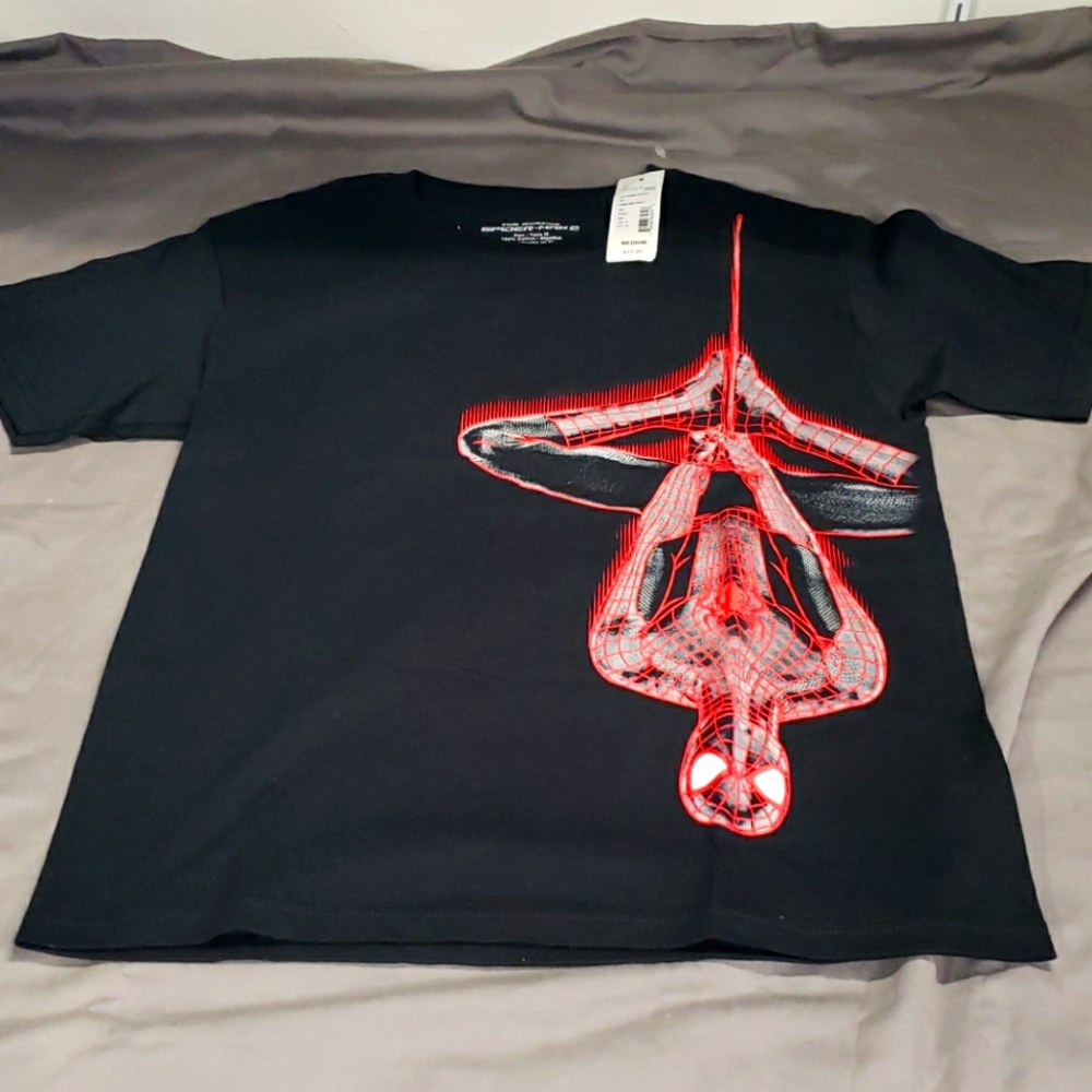 Spider Man Boyd Shirt. Black, size M.